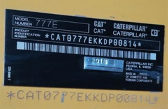 CAT 777E - شاحنة قلابة للمحاجر: صور 4 CAT 777E - شاحنة قلابة للمحاجر: صور 4
