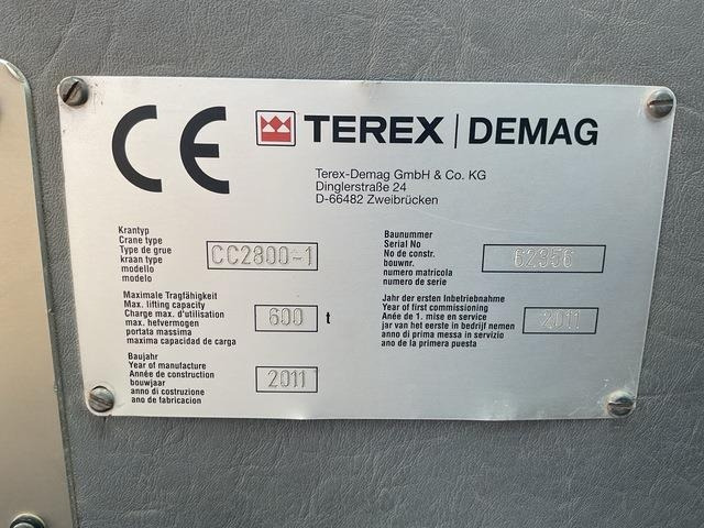 Terex Demag CC2800-1 - رافعة مجنزرة: صور 5 Terex Demag CC2800-1 - رافعة مجنزرة: صور 5