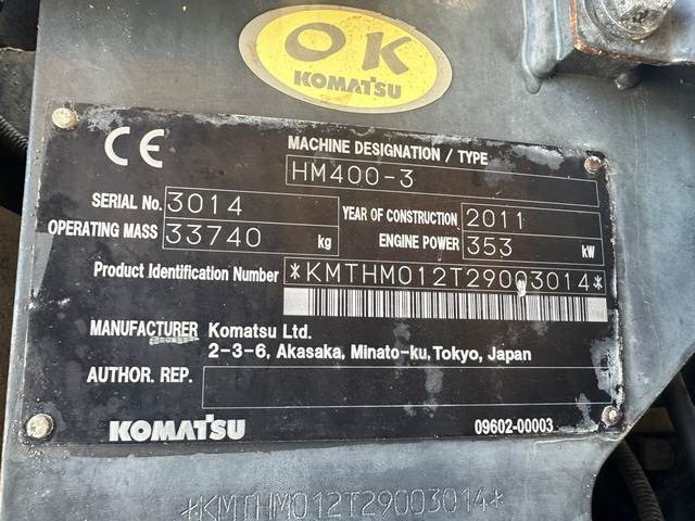 Komatsu HM400-3 - شاحنة مفصلية: صور 5 Komatsu HM400-3 - شاحنة مفصلية: صور 5