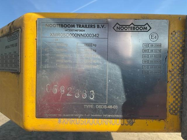 Nooteboom OSDS-48-03 - عربة مسطحة منخفضة نصف مقطورة: صور 5 Nooteboom OSDS-48-03 - عربة مسطحة منخفضة نصف مقطورة: صور 5