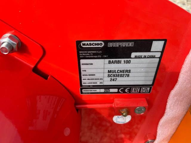 Maschio Gaspardo Barbi 100 HA20 - التقطيع جزازة: صور 5 Maschio Gaspardo Barbi 100 HA20 - التقطيع جزازة: صور 5