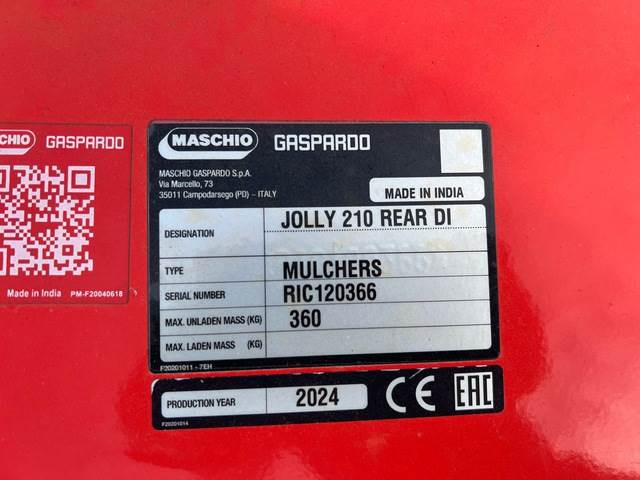 Maschio Gaspardo Jolly 210 - جزازة المروج: صور 5 Maschio Gaspardo Jolly 210 - جزازة المروج: صور 5