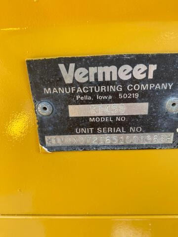 Vermeer RT450 - خندقکن: صور 5 Vermeer RT450 - خندقکن: صور 5