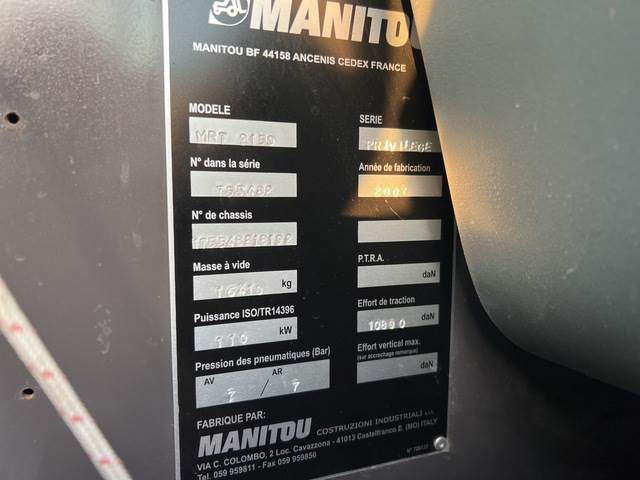 Manitou MRT2150 - رافعة تلسكوبية: صور 5 Manitou MRT2150 - رافعة تلسكوبية: صور 5