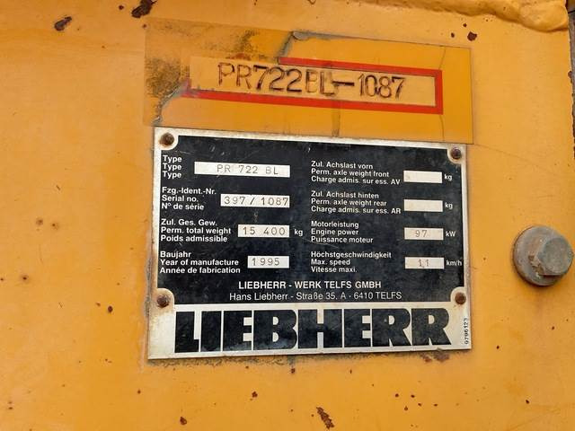 Liebherr PR722BL - أخرى: صور 5 Liebherr PR722BL - أخرى: صور 5