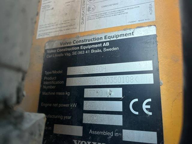 Volvo A60H - شاحنة مفصلية: صور 5 Volvo A60H - شاحنة مفصلية: صور 5