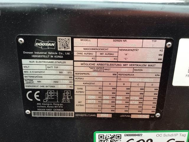 Doosan B25X-7 PLUS - رافعة شوكية كهربائية: صور 5 Doosan B25X-7 PLUS - رافعة شوكية كهربائية: صور 5