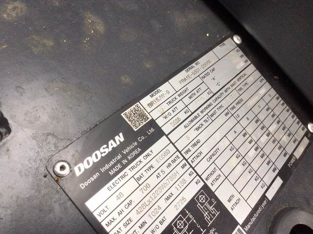 Doosan BR16JW-9 - شاحنة مناولة: صور 5 Doosan BR16JW-9 - شاحنة مناولة: صور 5