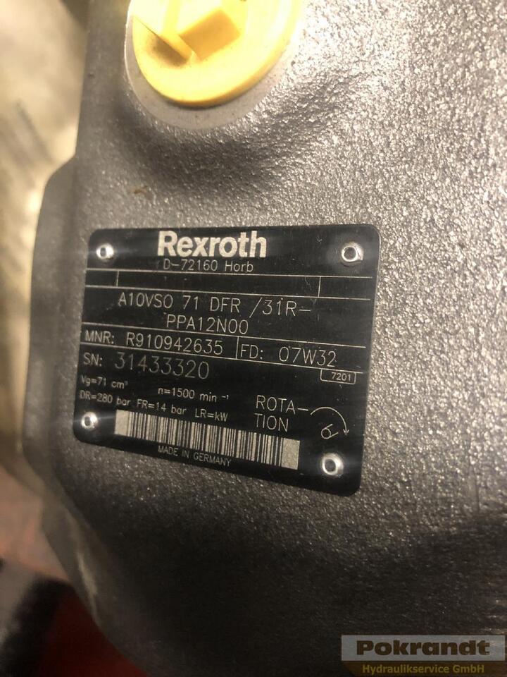 Rexroth A10VSO71DFR 31R PPA12N00 - مضخة هيدروليكية: صور 2 Rexroth A10VSO71DFR 31R PPA12N00 - مضخة هيدروليكية: صور 2