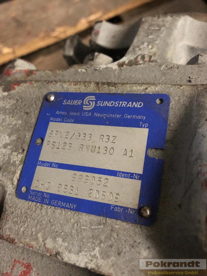 Sauer-Danfoss SPV2 033 R3ZPS - مضخة هيدروليكية: صور 2 Sauer-Danfoss SPV2 033 R3ZPS - مضخة هيدروليكية: صور 2