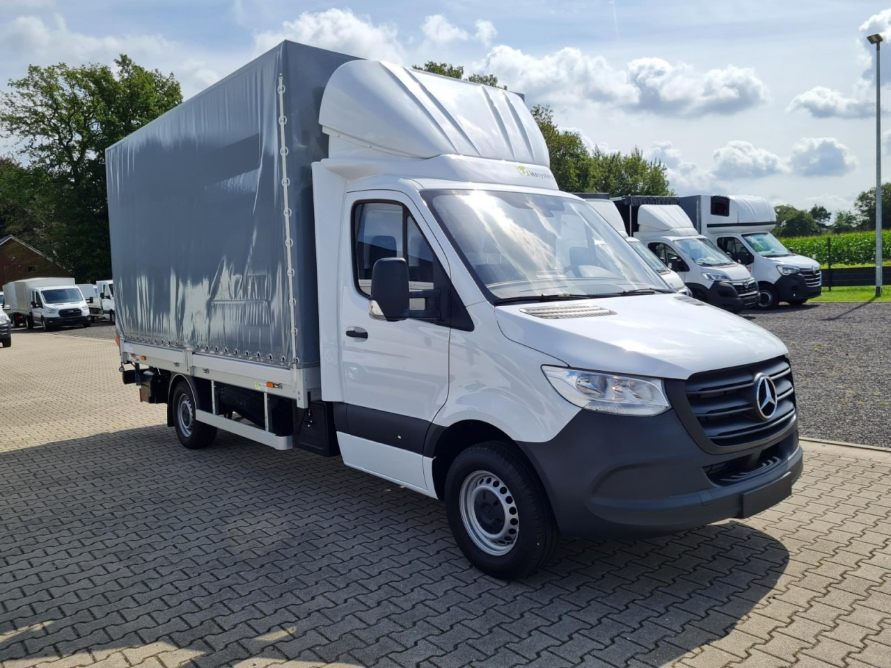 Mercedes-Benz Sprinter 315 RWD Pritsche Schiebe Plane LBW KLIMA TEMPOMAT - الشاحنات الصغيرة ستائر: صور 4 Mercedes-Benz Sprinter 315 RWD Pritsche Schiebe Plane LBW KLIMA TEMPOMAT - الشاحنات الصغيرة ستائر: صور 4
