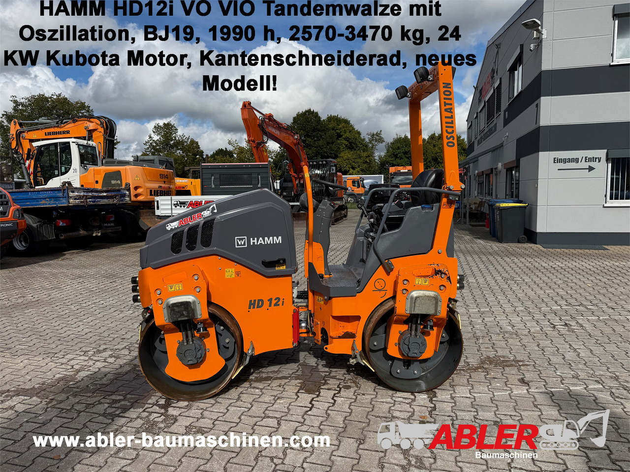HAMM HD12i VO VIO Tandemwalze mit Oszillation - أخرى: صور 1 HAMM HD12i VO VIO Tandemwalze mit Oszillation - أخرى: صور 1