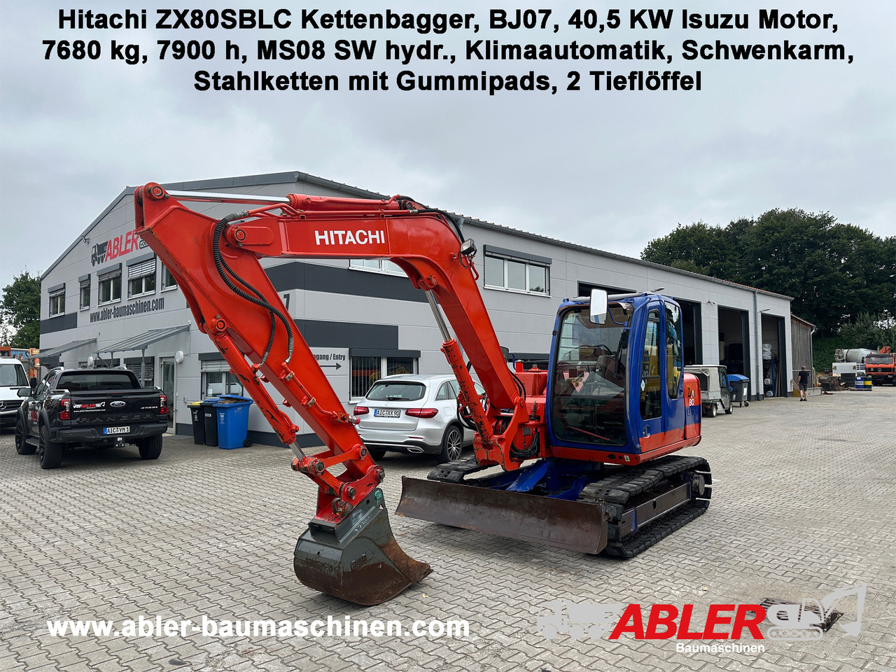 Hitachi ZX80 SBLC Kettenbagger MS08 SW Klima - حفارة: صور 1 Hitachi ZX80 SBLC Kettenbagger MS08 SW Klima - حفارة: صور 1