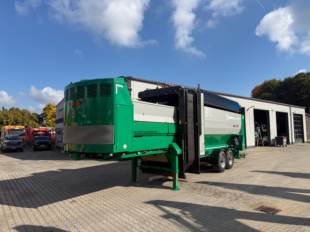 Komptech Cribus 3800 Trommelsiebanlage auf Auflieger - غربال, نصف مقطورة: صور 2 Komptech Cribus 3800 Trommelsiebanlage auf Auflieger - غربال, نصف مقطورة: صور 2