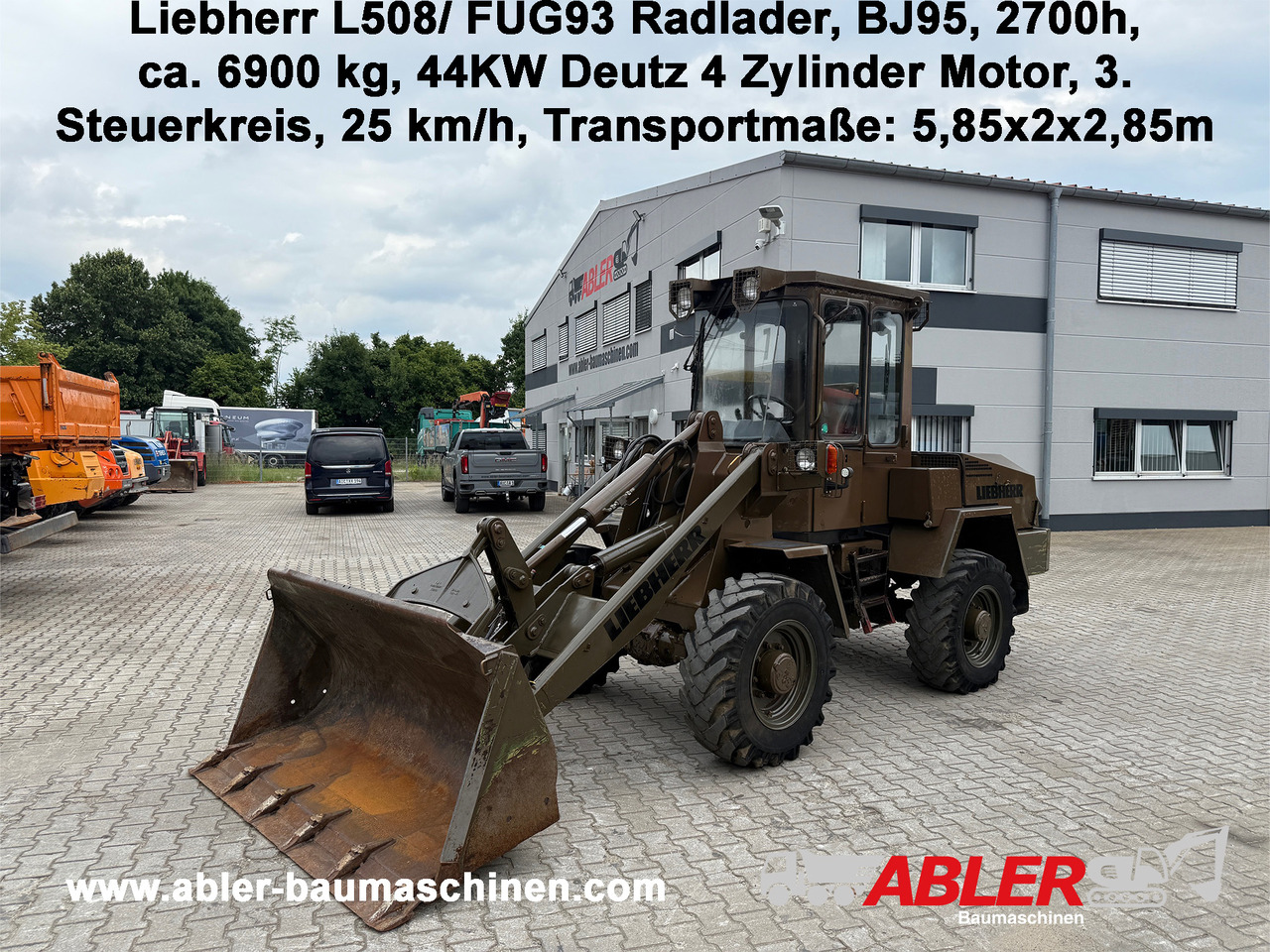 Liebherr L508 / FUG93 Radlader - اللودر بعجل: صور 1 Liebherr L508 / FUG93 Radlader - اللودر بعجل: صور 1
