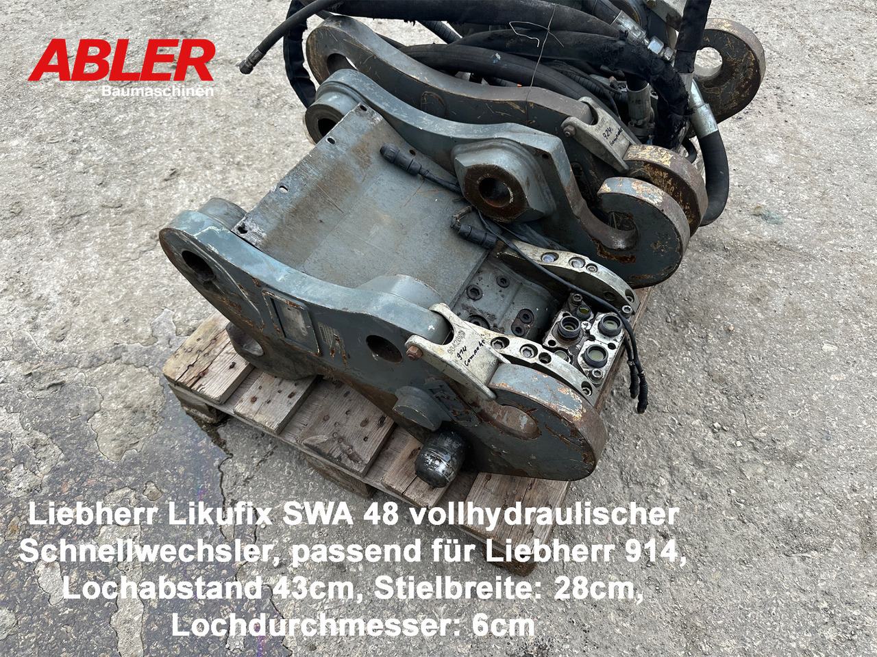 Likufix Liebherr SWA48 Schnellwechsler Vollhydraulisch - وصلة الربط للمعدات المعلقة: صور 1 Likufix Liebherr SWA48 Schnellwechsler Vollhydraulisch - وصلة الربط للمعدات المعلقة: صور 1