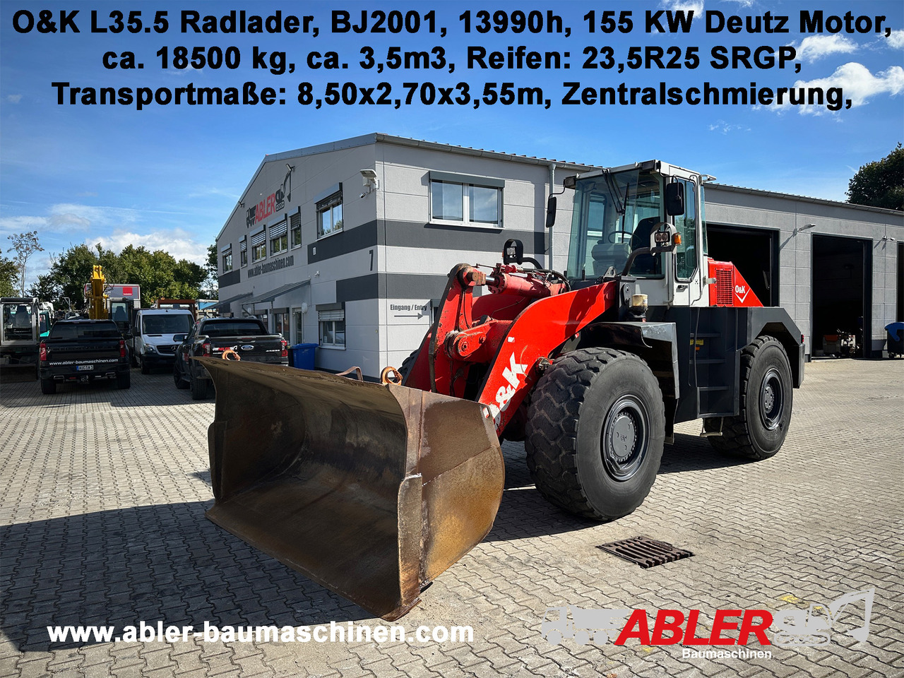 O&K L35.5 Radlader 3,5m3 - اللودر بعجل: صور 1 O&K L35.5 Radlader 3,5m3 - اللودر بعجل: صور 1