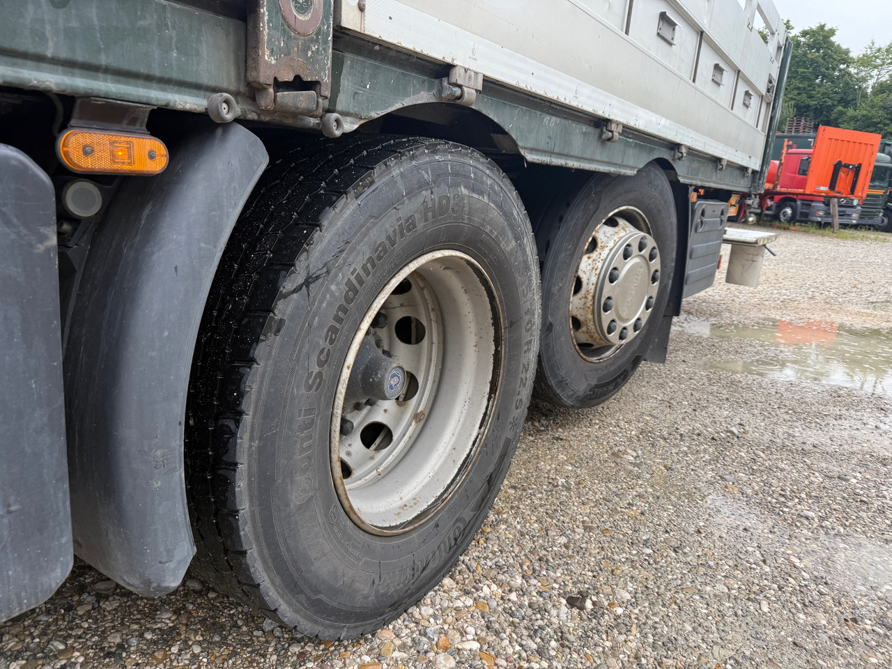 شاحنات مسطحة, شاحنة كرين Scania R480 Pritsche mit Ladebordwand AHK: صور 16