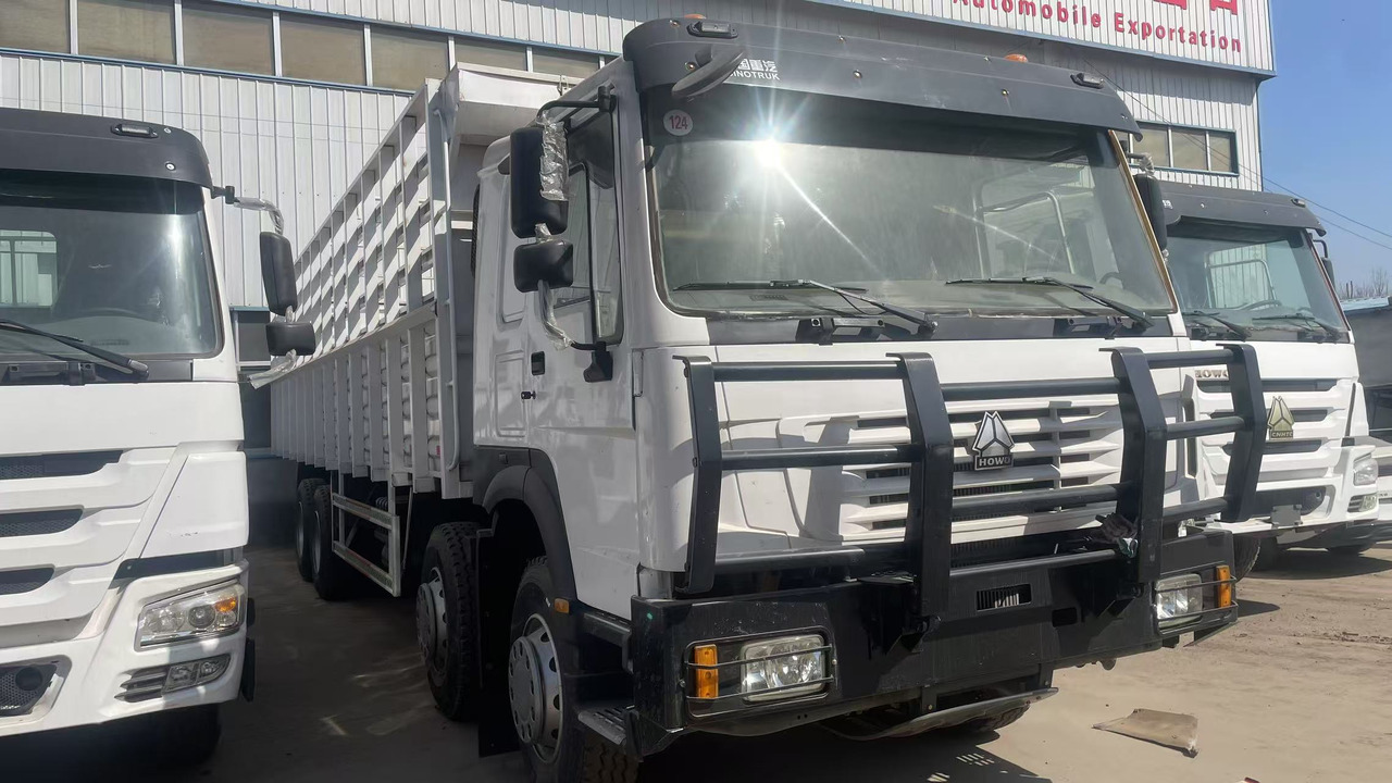 SINOTRUK HOWO 8*4 WITH FENCE 12 WHEELS TIRES 6*4 371 375 380 400 420 HP - شاحنة نقل المواشي شاحنة: صور 3 SINOTRUK HOWO 8*4 WITH FENCE 12 WHEELS TIRES 6*4 371 375 380 400 420 HP - شاحنة نقل المواشي شاحنة: صور 3