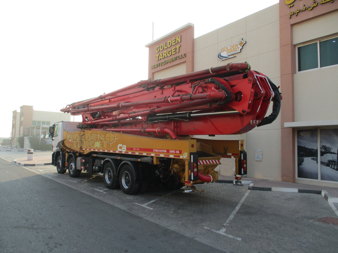 Mercedes ACTROS 4144 8x4 SANY 56m Concrete Pump - مضخة خرسانة: صور 4 Mercedes ACTROS 4144 8x4 SANY 56m Concrete Pump - مضخة خرسانة: صور 4