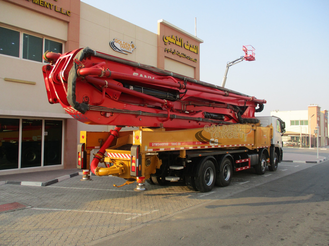 Mercedes ACTROS 4144 8x4 SANY 56m Concrete Pump - مضخة خرسانة: صور 3 Mercedes ACTROS 4144 8x4 SANY 56m Concrete Pump - مضخة خرسانة: صور 3