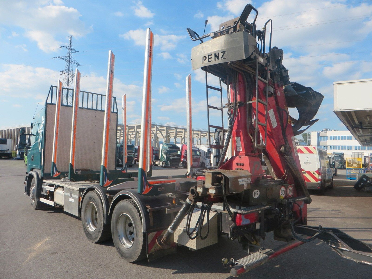 Scania G450 6x4Timber - شاحنة قطع الأشجار, شاحنة كرين: صور 3 Scania G450 6x4Timber - شاحنة قطع الأشجار, شاحنة كرين: صور 3