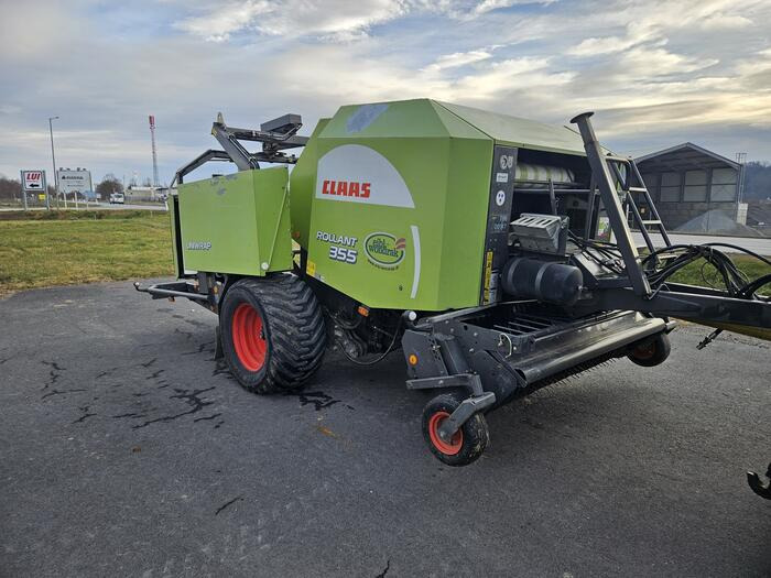 Claas Rollant 355 RC Uniwrap - مكبس القش الدائري, معدة تغليف البالات: صور 2 Claas Rollant 355 RC Uniwrap - مكبس القش الدائري, معدة تغليف البالات: صور 2