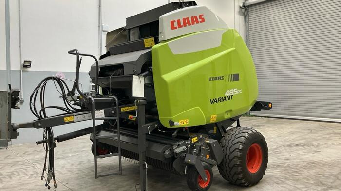 Claas Variant 485 RC - مكبس القش الدائري: صور 1 Claas Variant 485 RC - مكبس القش الدائري: صور 1