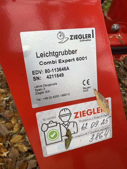 Ziegler Leichtgrubber Combi Expert 6001 - مسلفة: صور 4 Ziegler Leichtgrubber Combi Expert 6001 - مسلفة: صور 4
