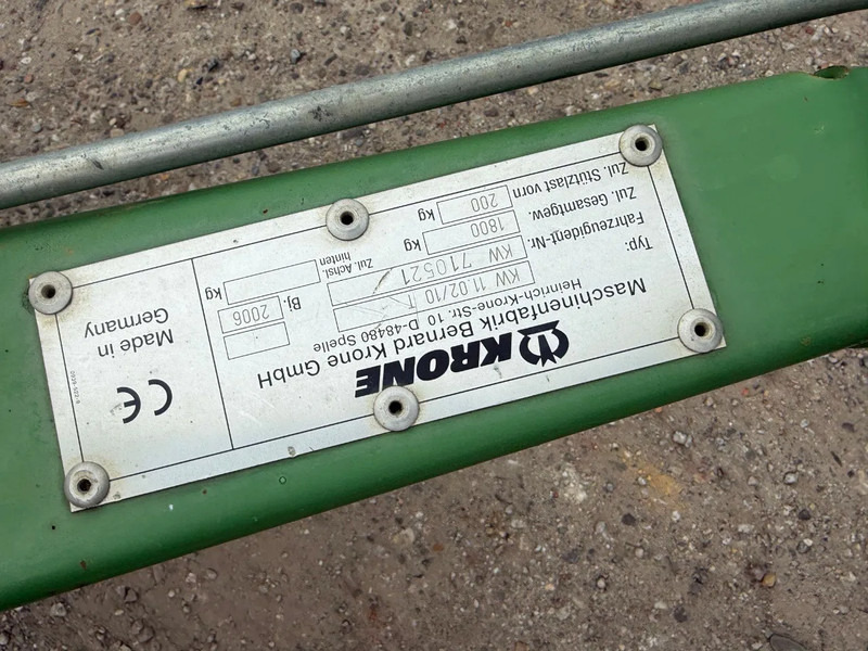 Krone KWT 11.02 / 10 Trein model - لمّامَة القش: صور 2 Krone KWT 11.02 / 10 Trein model - لمّامَة القش: صور 2