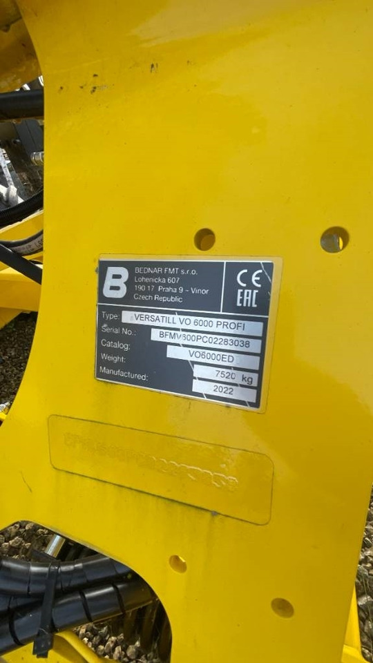جديد مسلفة Bednar Versatill VO 6000 Pro: صور 7