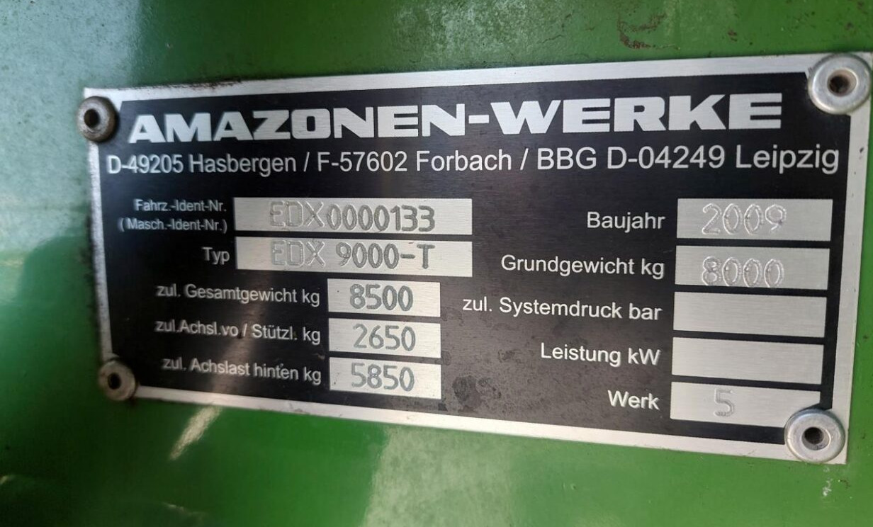 وضع البذور فى خطوط Amazone EDX 9000-T - 12 rækket: صور 15