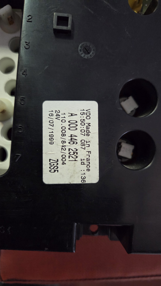 لوحة القيادة - شاحنة MERCEDES-BENZ INSTRUMENT PANEL  MERCEDES ATEGO: صور 9