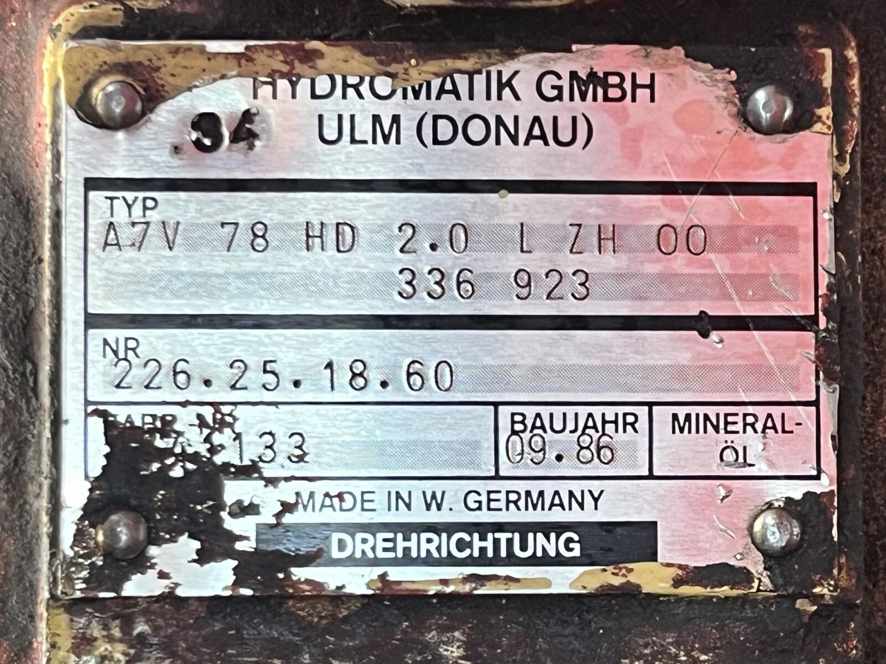 Gottwald pump A2F.160.W.2.Z.6 - مضخة هيدروليكية - موبايل كرين: صور 5 Gottwald pump A2F.160.W.2.Z.6 - مضخة هيدروليكية - موبايل كرين: صور 5