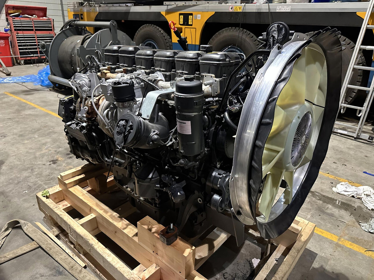 Scania Demag AC 220-1, AC 5.220-1 Scania DC13 313A motor - المحرك - الرافعة: صور 3 Scania Demag AC 220-1, AC 5.220-1 Scania DC13 313A motor - المحرك - الرافعة: صور 3