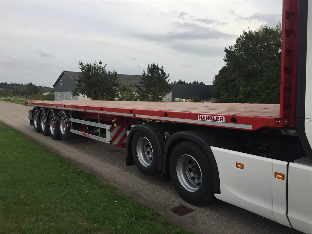 Hangler SVS 480 RH 200 4 akslet sværlast ligeud trailer - نصف مقطورة مسطحة: صور 2 Hangler SVS 480 RH 200 4 akslet sværlast ligeud trailer - نصف مقطورة مسطحة: صور 2