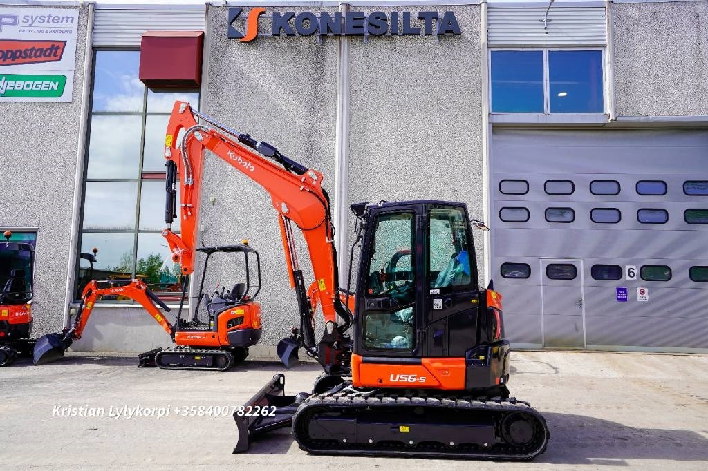 Kubota U56-5 UUSI AJAMATON - حفارة مصغرة: صور 1 Kubota U56-5 UUSI AJAMATON - حفارة مصغرة: صور 1