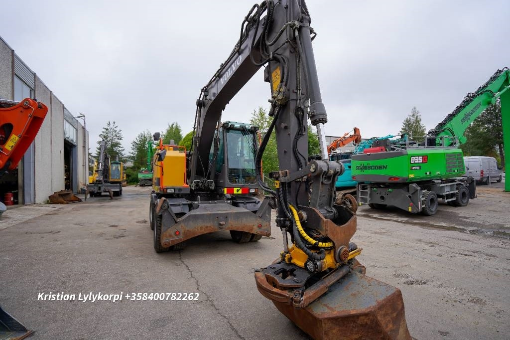 حفارة على عجلات Volvo EWR150E PYÖRÄOHJAUS: صور 8