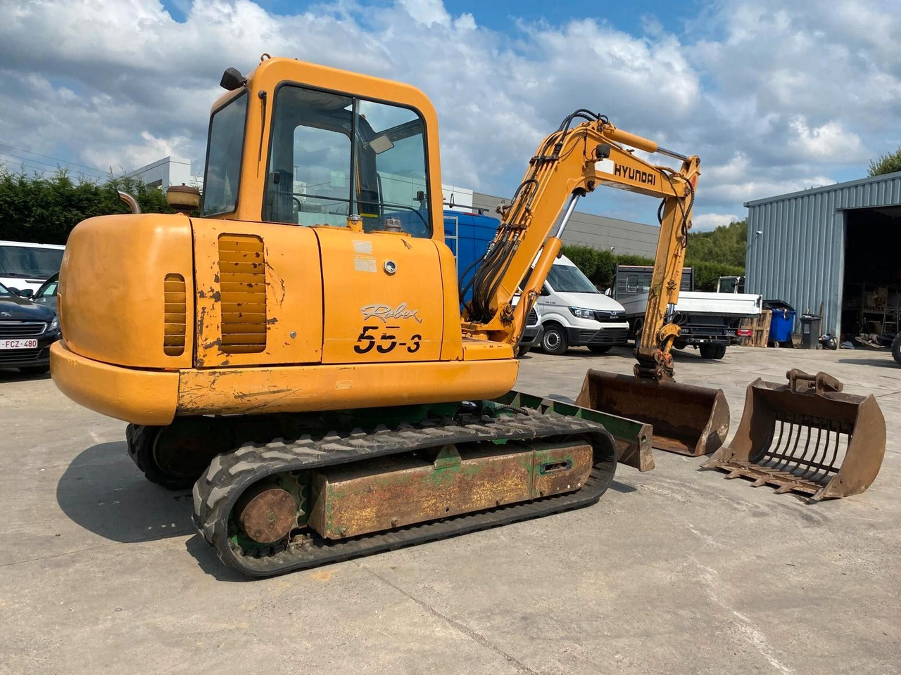 Hyundai Robex 55-3. 2 Löffel. - حفارة مصغرة: صور 3 Hyundai Robex 55-3. 2 Löffel. - حفارة مصغرة: صور 3