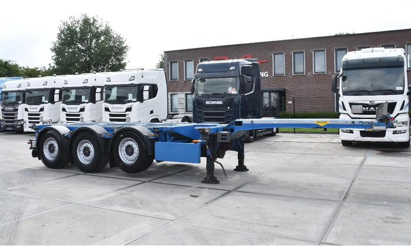 Broshuis MFCC - LIFT AXLE - SAF AXLES - DISC BRAKES - 2 x EXTENDABLE - EXCELLENT CONDITION - - شاحنات الحاويات / جسم علوي قابل للتغيير نصف مقطورة: صور 1 Broshuis MFCC - LIFT AXLE - SAF AXLES - DISC BRAKES - 2 x EXTENDABLE - EXCELLENT CONDITION - - شاحنات الحاويات / جسم علوي قابل للتغيير نصف مقطورة: صور 1