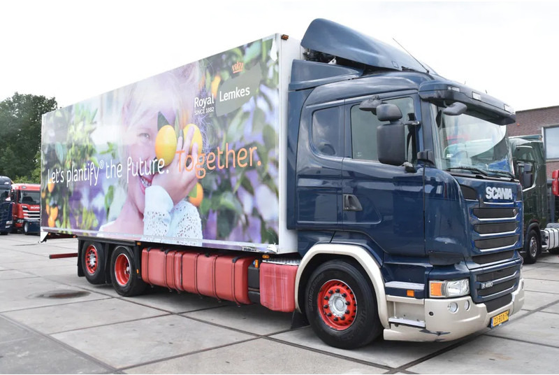 Scania R450 HL 6x2 + THERMO KING TS-300 - RETARDER - WHEELBASE: 510 CM - AIRCO - - مبردة شاحنة: صور 1 Scania R450 HL 6x2 + THERMO KING TS-300 - RETARDER - WHEELBASE: 510 CM - AIRCO - - مبردة شاحنة: صور 1