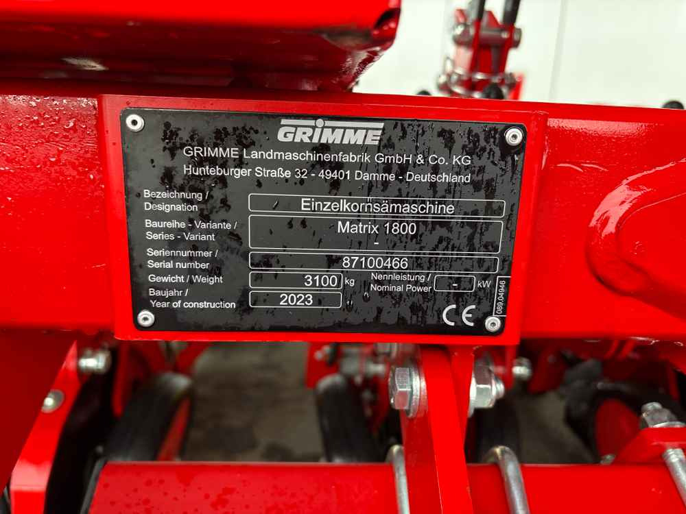 Grimme MATRIX 1800 - معدات بذار: صور 4 Grimme MATRIX 1800 - معدات بذار: صور 4