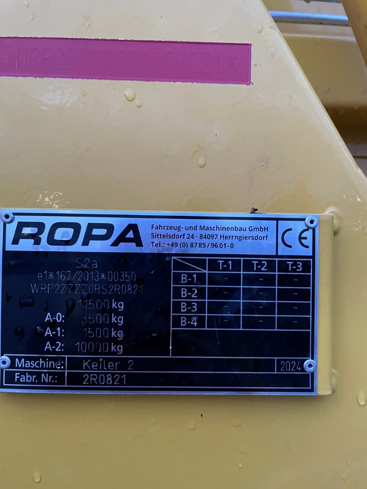 ROPA KEILER 2 4TG - آلة حصاد: صور 2 ROPA KEILER 2 4TG - آلة حصاد: صور 2