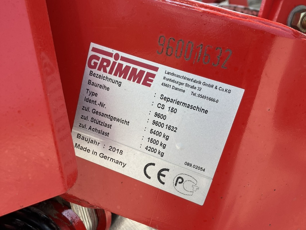 Grimme CS-170 RP XL - حصادة البطاطس: صور 2 Grimme CS-170 RP XL - حصادة البطاطس: صور 2