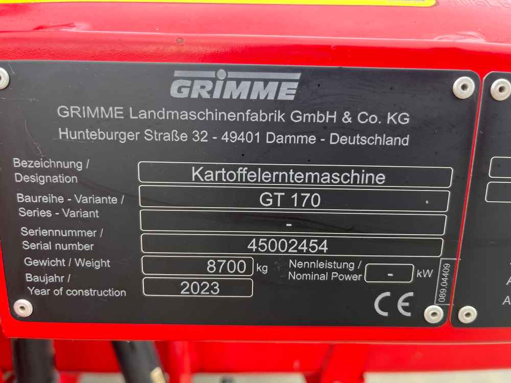 Grimme GT 170 - آلة حصاد: صور 2 Grimme GT 170 - آلة حصاد: صور 2