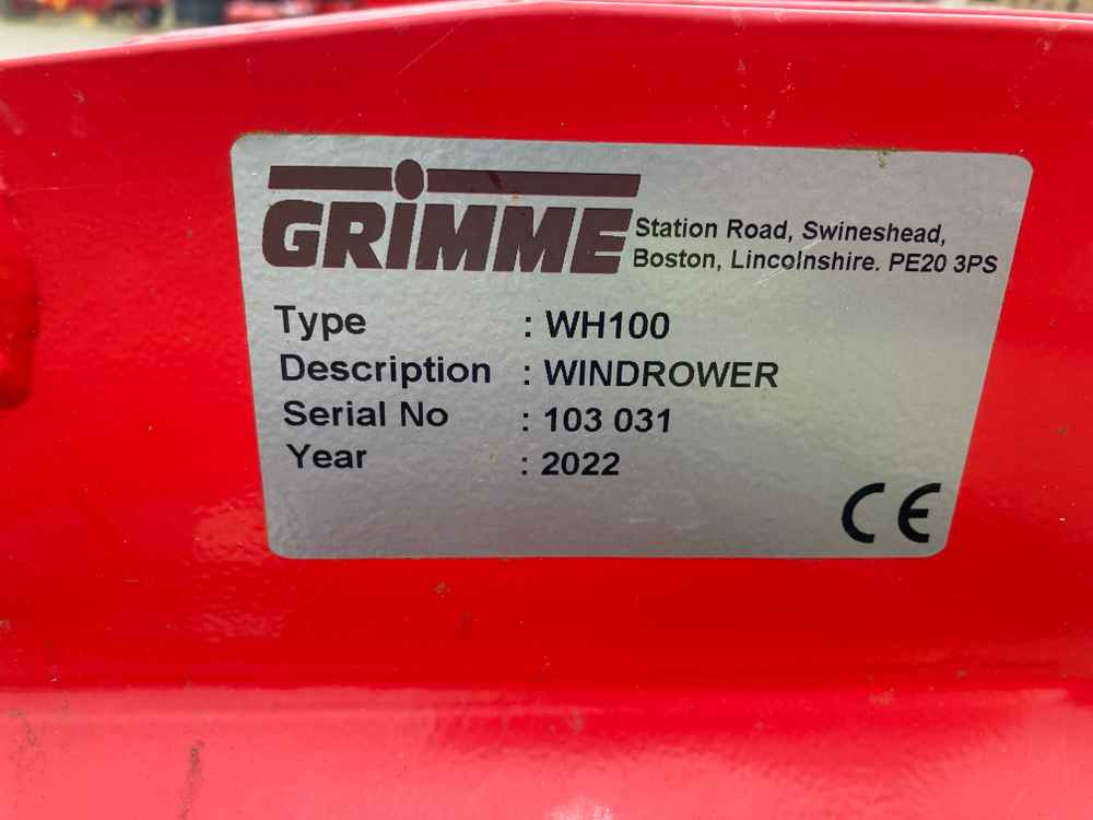 Grimme Grimme WH100 Single Row Potato Windrower - آلة حصاد: صور 2 Grimme Grimme WH100 Single Row Potato Windrower - آلة حصاد: صور 2