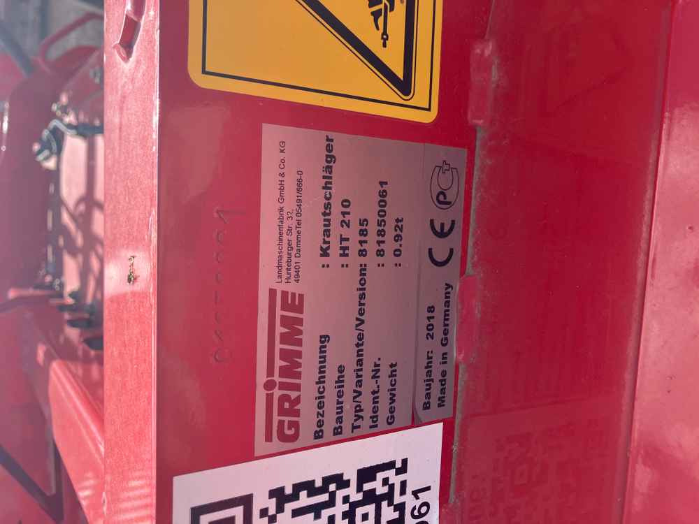 Grimme HT 210 - آلة حصاد: صور 3 Grimme HT 210 - آلة حصاد: صور 3