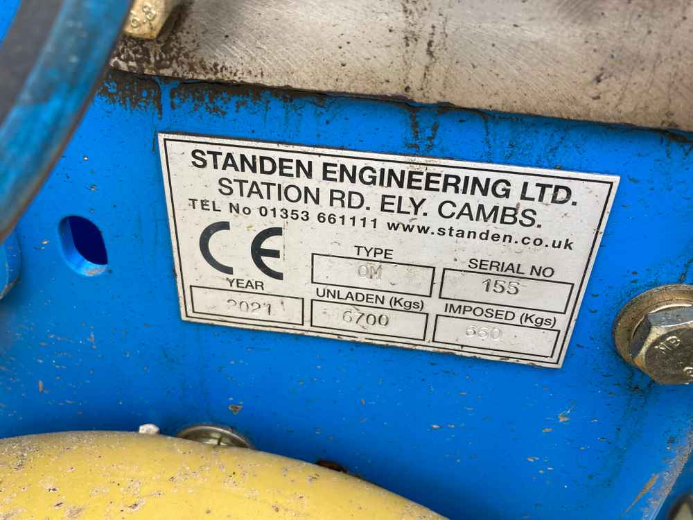 Standen Standen QM 2 Row Trailed Potato Harvester - آلة حصاد: صور 2 Standen Standen QM 2 Row Trailed Potato Harvester - آلة حصاد: صور 2