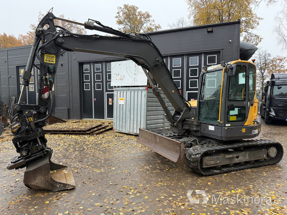 Grävmaskin Volvo ECR88D med tillbehör - حفارات زحافة: صور 1 Grävmaskin Volvo ECR88D med tillbehör - حفارات زحافة: صور 1