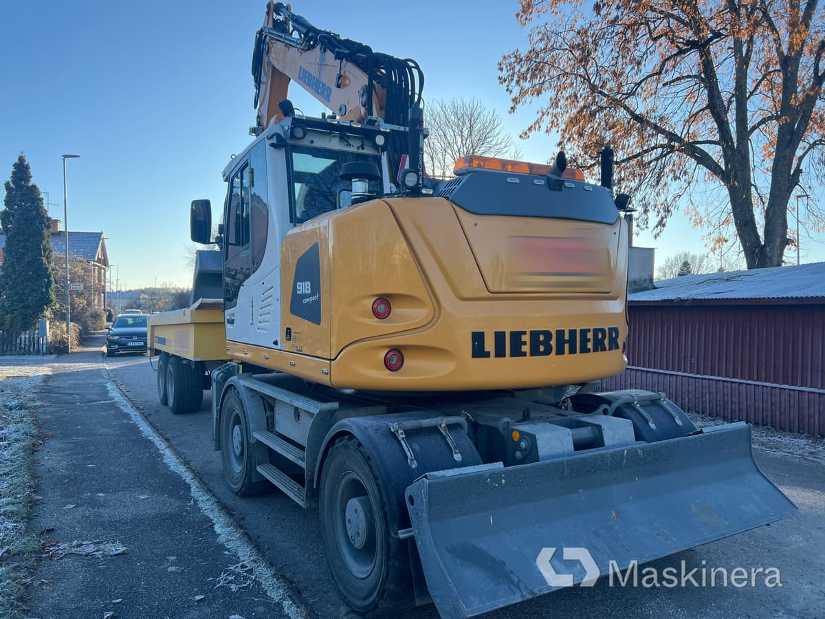 Hjulgrävare Liebherr 918 Compact Litronic med kärra - حفارات زحافة: صور 5 Hjulgrävare Liebherr 918 Compact Litronic med kärra - حفارات زحافة: صور 5